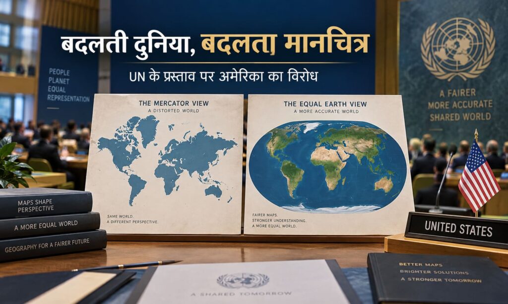 बदलती दुनिया, बदलता मानचित्र: UN के Equal Earth प्रस्ताव पर अमेरिका का विरोध